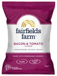 Fairfields Farm Crisps - Bacon & Tomato Flavour Hand Cooked Potato Crisps 5x150g