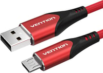 Usb 2.0 To Micro-B Usb Cable Vention Coarg 1.5M (Red)