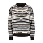 Dale of Norway Utsira Sweater - Pull en laine mérinos homme Coffe / Off White / Dark Grey M