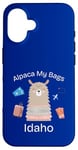 iPhone 16 Alpaca My Bags Vacation Travel Outfit Idaho Case