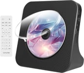 Lecteur CD de Bureau avec Bluetooth 5.0,Lecteur CD pour la Maison,Lecteur CD intégré avec Double Enceinte stéréo,Lecteur CD Portable avec Radio FM/Boombox Audio/AUX/USB