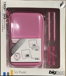 nintendo dsi - ds lite starter pack so pure sacoche stylet protege ecran rose