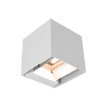 V-TAC Vägglampa 9W - COB LED, solcell, PIR sensor, 4000K, vit, IP65 - Kulör : Neutral