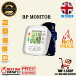 Digital Upper Arm Blood Pressure Meter Automatic Heart Rate BP Monitor Machine