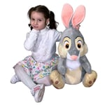 Peluche disney Lapin Tambourin 50cm Bambi Avec Son Original Fille Petite Fille