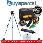 Dewalt DCLE34021D1 XR Compact Cross Line Green Laser 18V 1x2.0Ah Li-ion + Tripod