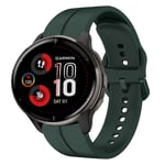 Garmin Venu 2 Plus Silikon klokkerem, 20mm - Grønn