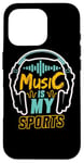 Coque pour iPhone 16 Pro Music is my Sports Musicien Producteur Artiste Ingénieur Audio