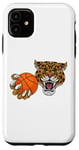 Coque pour iPhone 11 Ballon de basket Jaguar Leopard Cheetah Panther