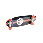 Skate Cruiser 7 Plis avec Rouge Roue, 9.25" x 31.75"