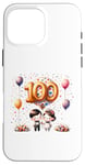 iPhone 16 Pro Max 100 Days of Love Celebration Milestone Couple Keepsake Case