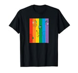 Mr. Men Little Miss Rainbow Pride Colourful T-Shirt