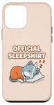 iPhone 12 mini Official Sleep Apparel Cute Kawaii Cat Sleeping Case