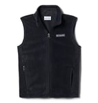 Columbia Boy's Steens Mountain Fleece Gilet Vest, Black, XL