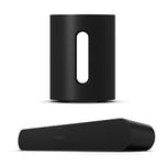 Sonos - Ray - Soundbar Black &  Sub Mini - Black - Bundle