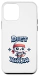 Coque pour iPhone 12 mini Cute Diet Ninja Shake Protéiné Squelette Ninja