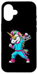 iPhone 16 Unicorn in the 80s with Cassette Recorder Case