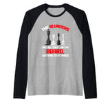 Chess Player - The blunders are all there on the board Raglan Baseball Tee