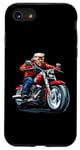 iPhone SE (2020) / 7 / 8 Motorcycle American Bike Cool Biker Trump Rider Cruiser Motorcycle Illustration No7 Case