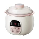 XLLLL Electric Stew Pot Ceramic Liner Slow Cooker,Household Multi-Function Cooking Pot,Small Slow Cooker With Reservation Function For Serves 1-2 People