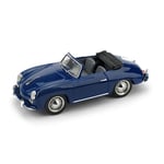 PORSCHE 356 CABRIOLET APERTA 1952 SPECIAL COLOR ROYAL BLUE 1:43 Brumm Die Cast