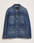 Morris Denim Shirt Jacket Blue