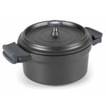 Cocotte 16 cm en fonte d'aluminium avec couvercle Lacor