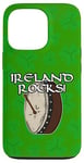 Coque pour iPhone 13 Pro St Patrick Day Bodhran Drummer Drums Percussion Musicien