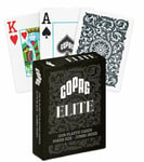 1546 Elite Poker size Jumbo index playing cards (black) Copag