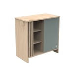 Sauthon - Commode 1 Porte Tokyo - Sauge