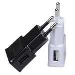 Portable EU Phone charger PC+ABS USB Charge Cable for Samsung