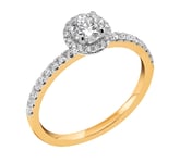 Midem Paris halo-diamantring 0,75ct MIGL24074-190