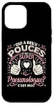 Coque pour iPhone 12 Pro Max Une Super Pneumologue Cadeau Pneumologue Pneumologie