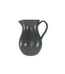 Artevasi Harmonia, Pichet Simple et Classique, Pichet en céramique Fait à la Main, Décoration intérieure, Vase à Fleurs décoratif, Anthracite, 30cm de Haut