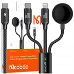 MCDODO INDUKTIV LADDARE APPLE WATCH 3IN1 KABEL IPHONE MACBOOK 100W