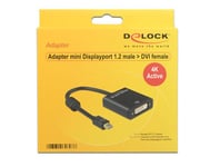 Delock video adapter - Mini DisplayPort til DVI-I - 20 cm