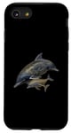 Coque pour iPhone SE (2020) / 7 / 8 Art De Maman Et Bébé Dauphin Pour Les Amoureux Des Dauphins