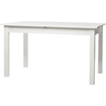 Table à manger extensible 6 à 10 personnes - Classique - Blanc - COBURG - L 137-177 x l 80 x H 76,5 cm