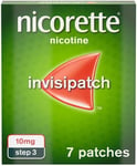 Nicorette Invisi 10mg Patch, Step 3, (14 Patches), Nicotine Patches for... 