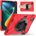 Xiaomi Pad 5/ Pad 5 Pro Case Kickstand PC + silikoninen kestävä tabletin suojus käsihihnalla