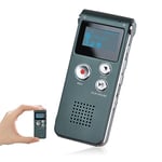 COVVY 16GB Portable Digital Voice Recorder Audio Recorder Sound Recorder Dictaphone LCD Recorder MP3 Player Dictaphone (Gray)