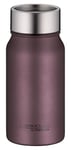 THERMOcafé by THERMOS TC DRINKING MUG Gobelet isotherme, en acier inoxydable, bordeaux, mat, 0,35 l, anti-fuite, 8 heures de chaud pendant 16 heures pour le froid, passe au lave-vaisselle, sans BPA