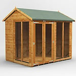 Power Garden Shed 86PASH Golden Brown 8x6