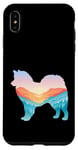 Coque pour iPhone XS Max American Eskimo Dog Nature Randonnée Chien Sunrise Adventure