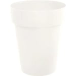 Vase Mi-Haut Rond Toscane Blanc - 44x53cm 50l - Eda Plastiques