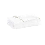 Madison Park Cotton Blanket, White, Full/Queen