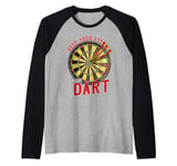 Keep Your Eye On The Dart Mastery Raglan Baseball Tee