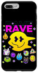 Coque pour iPhone 7 Plus/8 Plus Rave On Social Media Emotional Sarcastic Smile Faces Doodles