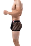 Mens Sexy Briefs See Through Sheer Boxer Mesh Underwear Shorts Trunks Underpants