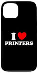 iPhone 13 I Love Printers Funny Computer Cartridge Ink Paper Print Fan Case